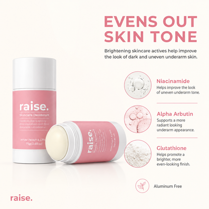 Skincare Deodorant. White Peach & Lillies 75g