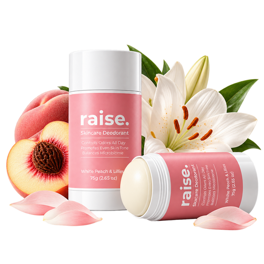 Skincare Deodorant. White Peach & Lillies 75g
